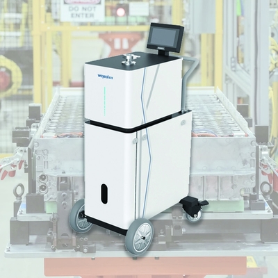 360 вращающийся LCD сенсорный экран детектор утечки гелия DN25KF